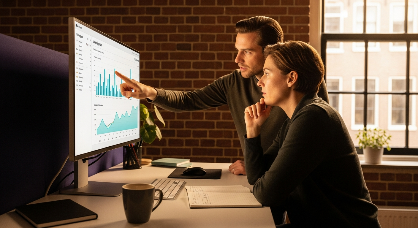 Google Ads specialist bespreekt campagnestrategie met ondernemer in Flevoland